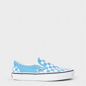 маратонки,мъжки,маратонки,vans,classic,slip,on,color,theory,checke,canvas,trainers,unisex,adults,heritage,blue