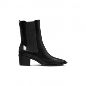 обувки,дамски,боти,calvin,klein,low,cowboy,boots,ck,black