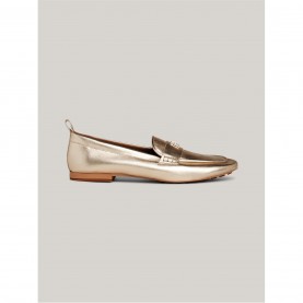 tommy,hilfiger,women's,leather,moccasin,loafers,gold