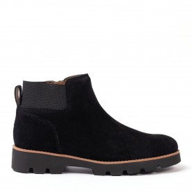 дамски,боти,golddigga,suede,flat,women,boot,black