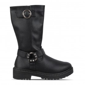 be,you,faux,leather,biker,boot,black