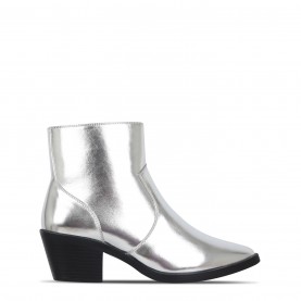 дамски,боти,be,you,metallic,western,boot,silver