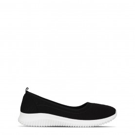 Маратонки Be You Wide Fit Memory Foam Ballerina Trainer - Black маратонки,маратонки,за,училище,ученически,обувки,дамски,маратонки,be,you,wide,fit,memory,foam,ballerina,trainer,black