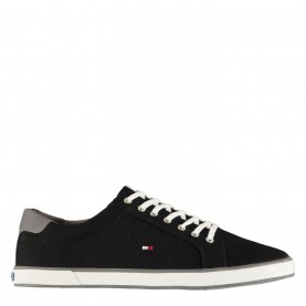 маратонки,мъжки,маратонки,tommy,hilfiger,1d,canvas,trainers,black,white