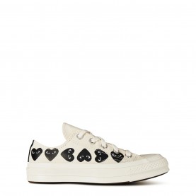 COMME DES GARCONS PLAY Multi Hearts-Print Low-Top Sneakers - Beige мъжки,маратонки,comme,des,garcons,play,multi,hearts,print,low,top,sneakers,beige