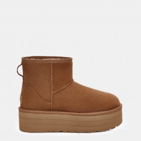 обувки,дамски,боти,ugg,classic,mini,platform,boots,chestnut