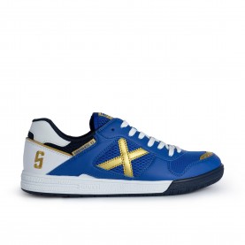 Мъжки футболни бутонки Munich Continental V2 Football Trainers Mens - Blue/Gold мъжки,футболни,бутонки,детски,маратонки,за,футбол,на,закрито,мъжки,футболни,обувки,всички,футболни,обувки,футболни,обувки,за,мек,терен,футбол,футболни,обув