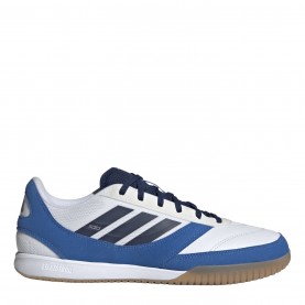 Футболни обувки Adidas Unisex Adults Sala Mesh Leather Indoor Football Boots - White/Dark Blue футболни,обувки,детски,маратонки,за,футбол,на,закрито,мъжки,маратонки,за,футбол,на,закрито,футболни,обувки,за,закрито,футболни,обувки,adidas,футболни,обувк
