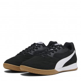 Puma King Top IC - Black/White разпродажба,puma,детски,маратонки,за,футбол,на,закрито,мъжки,маратонки,за,футбол,на,закрито,футболни,обувки,за,закрито,футболни,обувки,adidas,messi,футболн
