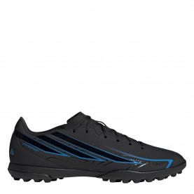 Мъжки футболни стоножки adidas F50 Hyperfast Club Turf Football Shoes Mens - Black/Blue мъжки,футболни,стоножки,футболни,обувки,за,твърд,терен,всички,футболни,обувки,футболни,обувки,за,мек,терен,футбол,adidas,f50,hyperfast,club,turf,football,s
