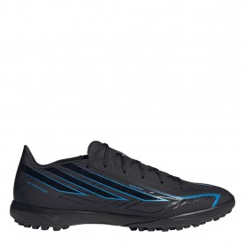 Мъжки футболни стоножки adidas F50 Hyperfast League Turf Football Boots Mens - Black/Blue мъжки,футболни,стоножки,футболни,обувки,за,твърд,терен,всички,футболни,обувки,футболни,обувки,за,мек,терен,футбол,adidas,f50,hyperfast,league,turf,football