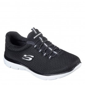 дамски,маратонки,дамски,маратонки,skechers,mesh,bungee,slip,on,w,memory,foam,low,top,trainers,womens,black,white