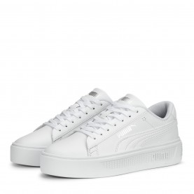 дамски,маратонки,разпродажба,puma,дамски,маратонки,puma,smash,platform,v3,low,top,trainers,womens,white,silver