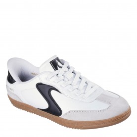 дамски,маратонки,дамски,маратонки,skechers,duraleather,&amp;,suede,overlay,bungee,low,top,trainers,womens,white,black