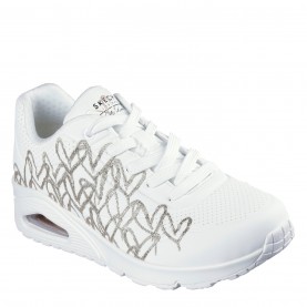 дамски,маратонки,дамски,маратонки,skechers,goldcrown,mylar,embroidery,heart,de,low,top,trainers,womens,white,rosegold
