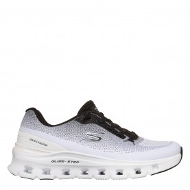 Skechers Glide Step Ld64 - White/Black дамски,маратонки,skechers,glide,step,ld64,white,black