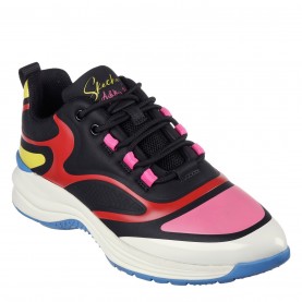 дамски,маратонки,ученически,обувки,разпродажба,skechers,дамски,маратонки,skechers,glossed,hot,melt,embossed,neoprene,low,top,trainers,womens,black,multi