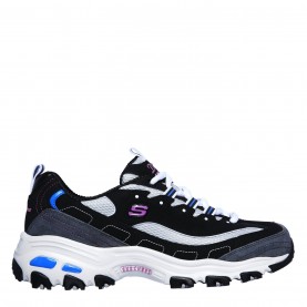 Skechers Skechers DLites1 0 Ld99 - Black/Blue маратонки,за,училище,ученически,обувки,разпродажба,skechers,дамски,маратонки,skechers,skechers,dlites1,0,ld99,black,blue