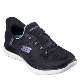 дамски,маратонки,skechers,slip,ins:,summits,diamond,dream,black,turquoise