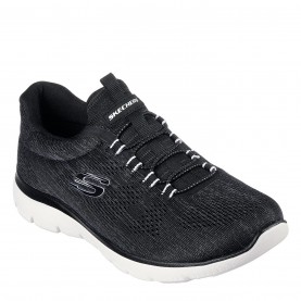 дамски,маратонки,skechers,summits,fun,flair,blk,mesh,wht