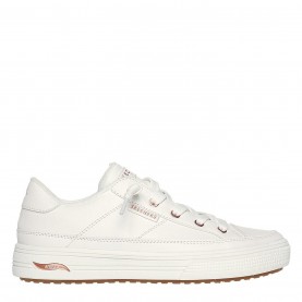 Дамски маратонки Skechers Womens Arch Fit Arcade Low-Top Trainers - White/Rose Gold дамски,маратонки,дамски,маратонки,skechers,womens,arch,fit,arcade,low,top,trainers,white,rose,gold