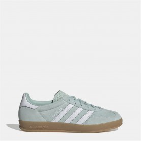 Дамски обувки ADIDAS ORIGINALS Womens Gazelle Indoor Shoes - Ash Green дамски,обувки,adidas,originals,womens,gazelle,indoor,shoes,ash,green
