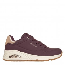 Дамски маратонки Skechers UNO Stand On Air Trainers Womens - Wine/Gold дамски,маратонки,дамски,маратонки,skechers,uno,stand,on,air,trainers,womens,wine,gold