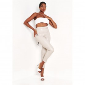 панталони,missy,empire,leather,pu,seamed,trousers,beige