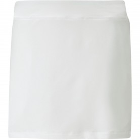 Пола Puma Girls Knit Skirt Skort - Bright White пола,детски,къси,панталони,тенис,облекла,puma,girls,knit,skirt,skort,bright,white