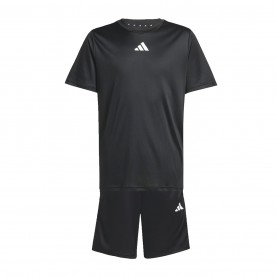 юношеска,тениска,разпродажба,adidas,детски,облекла,adidas,train,essentials,3,stripes,t,shirt,set,juniors,black,white