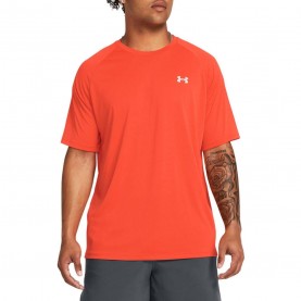 Тениска Under Armour Tech Reflective Short Sleeve T-Shirt - Orange тениска,мъжки,блузи,с,яка,мъжки,тениски,мъжки,потници,under,armour,tech,reflective,short,sleeve,t,shirt,orange