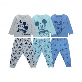 Пижама Character 3Pk Pyjama Bb00 - Mickey пижама,бебешки,облекла,детски,стоки,с,аним.,герои,детски,пижами,дамски,стоки,с,аним.,герои,character,3pk,pyjama,bb00,mickey