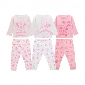 Пижама Character 3Pk Pyjama Bb00 - Minnie пижама,бебешки,облекла,детски,стоки,с,аним.,герои,детски,пижами,дамски,стоки,с,аним.,герои,character,3pk,pyjama,bb00,minnie