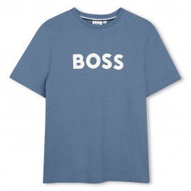тениска,детски,3/4,панталони,boss,kids',logo,t,shirt,lavender,blue
