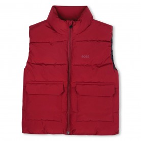 елек,детски,облекла,boss,boss,padded,gilet,in54,red