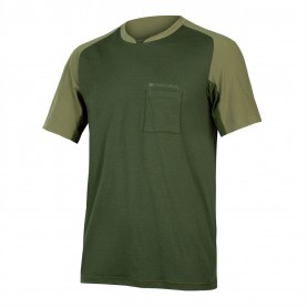фланелка,мъжки,тениски,облекло,за,колоездене,endura,gv500,foyle,jersey,olive,green