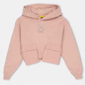 суичър,детски,3/4,панталони,off,white,kids',relaxed,fit,cropped,hoodie,pink,3b07