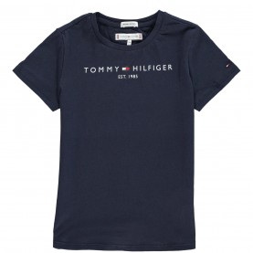детска,тениска,детски,облекла,tommy,hilfiger,junior,girls,essential,t,shirt,twilight,navy