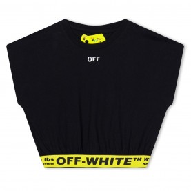 юношеска,тениска,детски,облекла,off,white,cropped,t,shirt,juniors,black,yellow