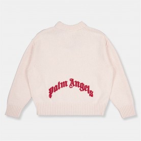 детска,плетена,блуза,детски,3/4,панталони,palm,angels,unisex,kids',logo,knitted,top,pink,3b27