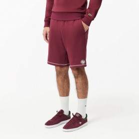 Поларени къси панталони Lacoste Roland Garros Edition Fleece Tennis Shorts - Red поларени,къси,панталони,мъжки,къси,панталони,lacoste,roland,garros,edition,fleece,tennis,shorts,red