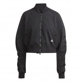 Дамско яке adidas Womens Collective Power Bomber Water-Repellent Loose Fit Softshell Jacket - Black дамско,яке,дамски,жилетки,adidas,women,s,collective,power,bomber,water,repellent,loose,fit,softshell,jacket,black