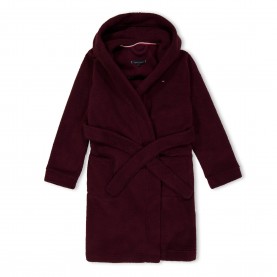 Рокля Tommy Hilfiger Kids Sherpa Dressing Gown - Burgundy XIH рокля,tommy,hilfiger,kids,sherpa,dressing,gown,burgundy,xih
