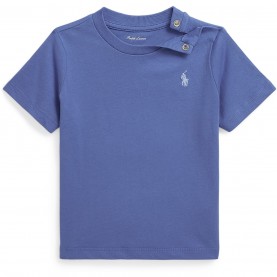 бебешка,тениска,детски,3/4,панталони,polo,ralph,lauren,small,logo,t,shirt,babies,liberty,blue