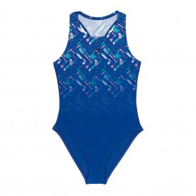 Юношески бански костюм Slazenger Sports Back 1 Piece Swimsuit Juniors - Purple/Pink юношески,бански,костюм,детски,бански,костюми,детски,бански,костюми,slazenger,sports,back,1,piece,swimsuit,juniors,purple,pink