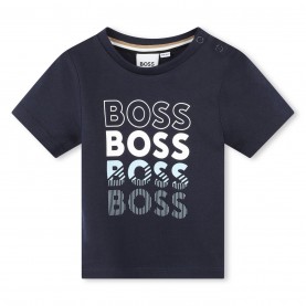 детска,тениска,детски,облекла,boss,logo,t,shirt,infants,navy,849