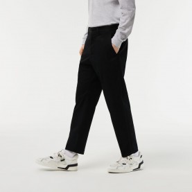 Панталони тип чино Lacoste Stretch Cotton Tapered Chinos - Black панталони,тип,чино,lacoste,stretch,cotton,tapered,chinos,black