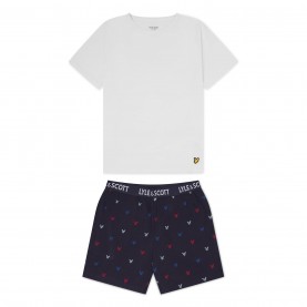 юношески,комплект,детски,облекла,lyle,and,scott,sleepwear,set,juniors,white,peacoat