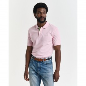 Блуза с яка Gant Regular-Fit Contrast Pique Ss Polo Shirt - Pink блуза,с,яка,мъжки,тениски,gant,regular,fit,contrast,pique,ss,polo,shirt,pink