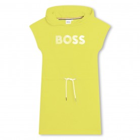 юношеска,рокля,детски,облекла,boss,hoodie,dress,juniors,lime,609